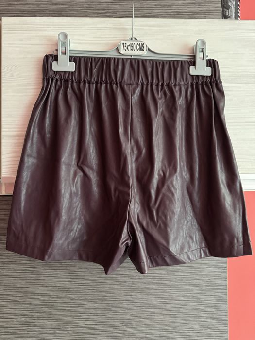 Кожен къс панталон PINKO