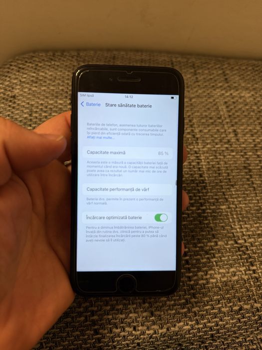 Apple iPhone 7 128GB Black – Baterie 85% grad B