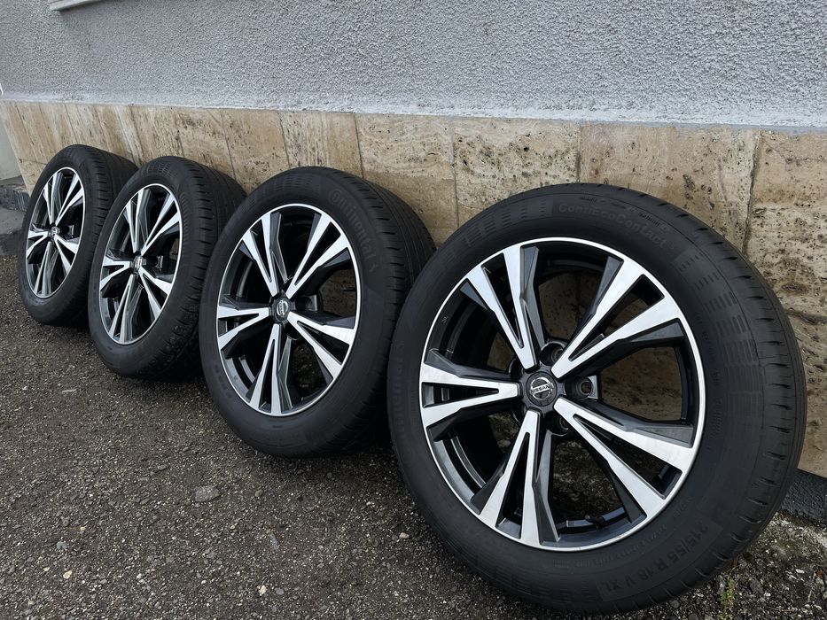 Jante Roti 18 Originale 5X114,3 Nissan Qashqai Juke Dacia Duster Renault Arkana Captur Anvelope vara 215 55 R18