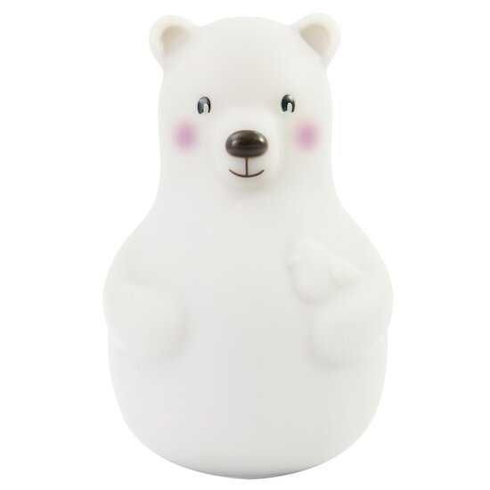 Нощна лампа Pabobo Bear Lumicolor - свети в цвета на докоснатия обект