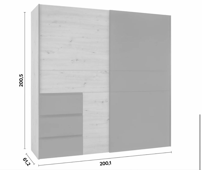dulap cu usi culisante 200/61/200