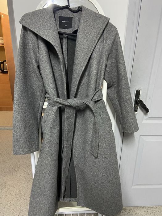 Женский серый пальто