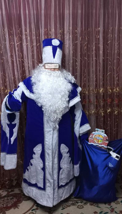 qorbobo kiyim, костюм дедмороза,прокат, Қорбобо кийим