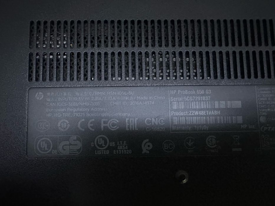 Лаптоп HP ProBook 650
