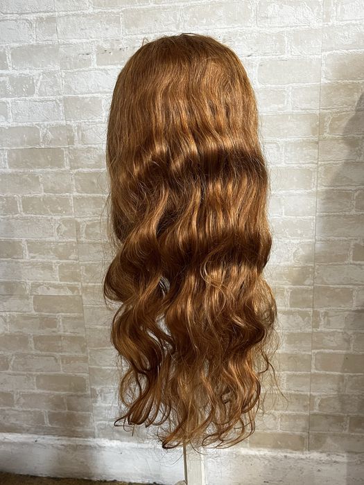 Рижава перука / червеникава перука от естествен косъм / човешки косъм