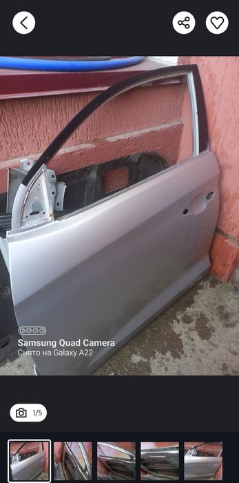 Левая дверь от Хундай Туксон