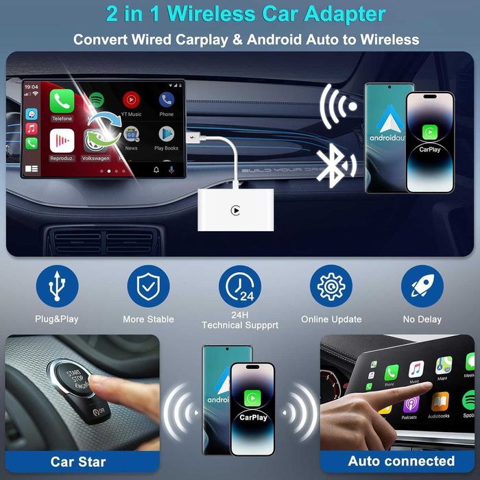 CarPlay adaptor pentru masina