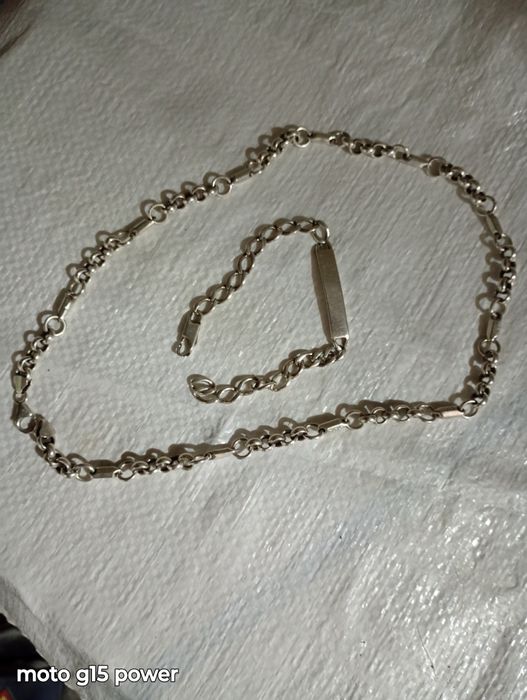 Lanț + brățară de argint 925