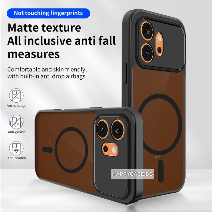 Honor 600 Pro / 600 / 600 Lite / FROSTED MAGSAFE Матов кейс гръб
