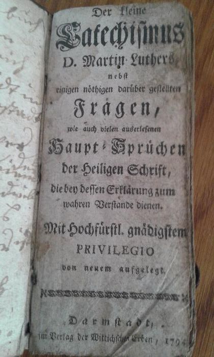 Антични библии от Мартин Лутер 1769