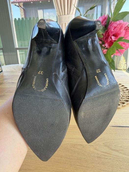 Patrizia Rigotti botine scurte piele natirala