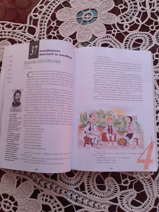 Vând manual de limba română pentru clasa a-VII-a
