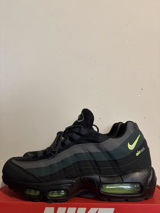 Nike Air Max 95 Retro Logo Black/Grey Volt - 40,41,42,43,44,45,46