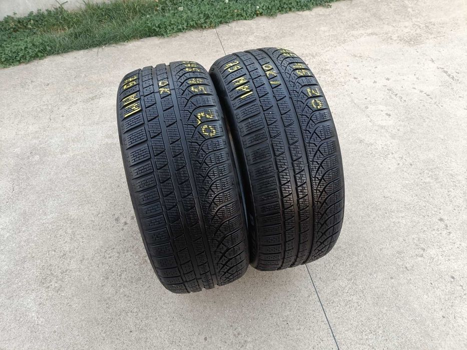 Doua anvelope iarna 245 45 20 pirelli p zero winter profil 7,5 mm