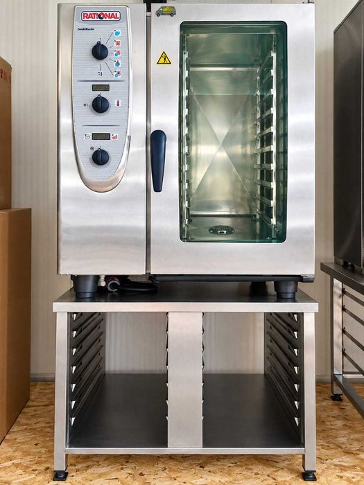 Cuptor convectomat profesional Rational CombiMaster CM 101 – 10 tăvi GN 1/1 + suport