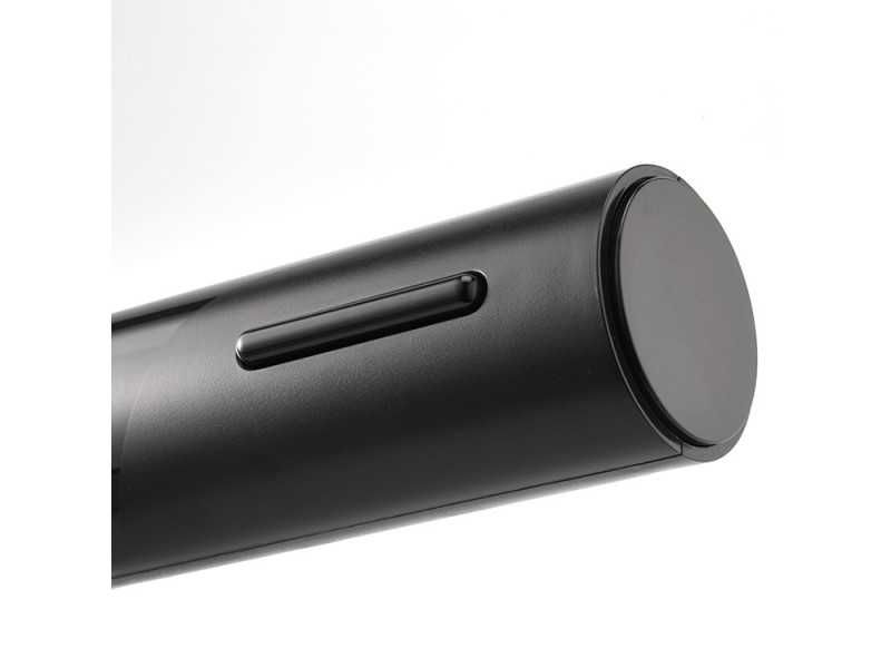 Lichidare stoc. Tirbuson electric cu accesoriu taiat folie, Negru