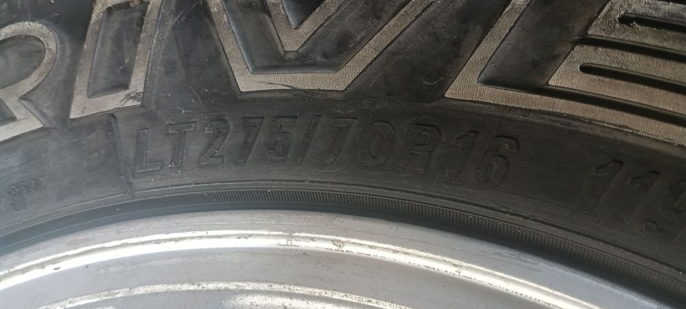 Шины с дисками на Prado 95
