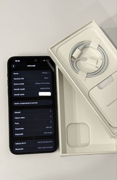 Vand iphone 14 Pro Max 256 Black