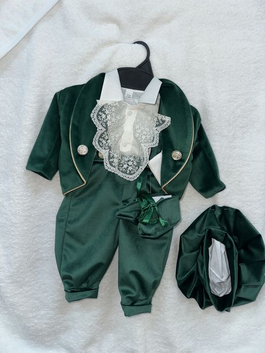 Costum de baietel, Prinț,diverse culori din catifea, 3-6-9-12 luni
