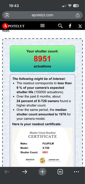 Продавам Fujifilm X-T20 + TTArtisan 25mm f/2 + аксесоари