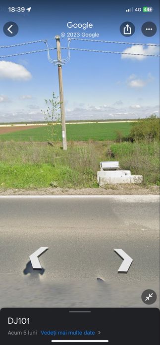 Teren extravilan 1 hectar Lipia-Manastirea Caldarusani