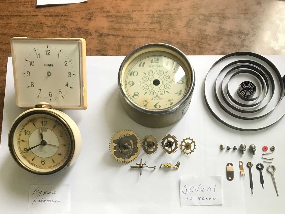 Пружини и части за часовници