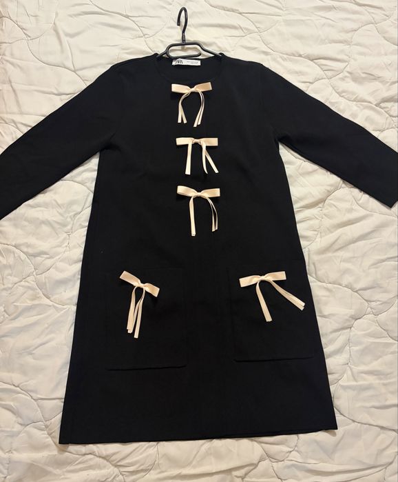 Рокля с панделки Zara