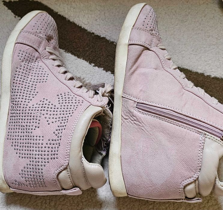 Дамски обувки на скрита платформа, 42 размер