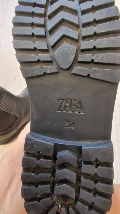 Ботиночки Челси zara 34 размер Каспи рэд