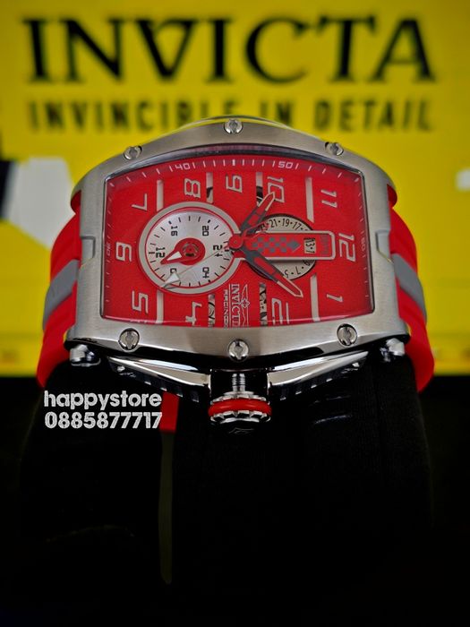 INVICTA RACING Monza Red 57 mm, Инвикта нов ръчен часовник