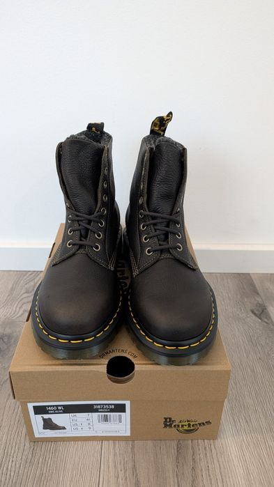 Ghetele Dr. Martens 1460 WL DMS Olive Grizzly 41