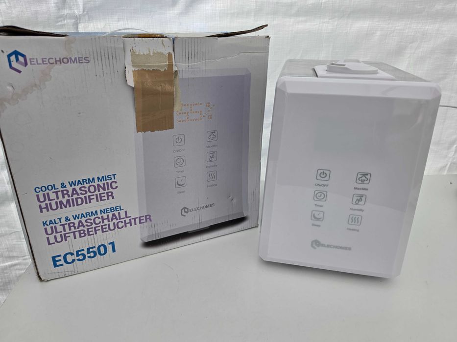 Umidificator cu ultrasunete Elechomes EC5501, 6L, abur cald si rece, control de la distanta