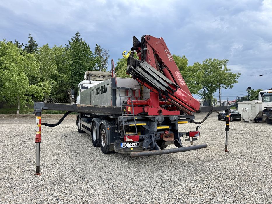 MAN TGA 26.360 camion cu macara 15m 2003