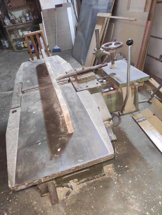 Masina combinata:Abricht +grosime +masina de gaurit orizontal (MUT400)