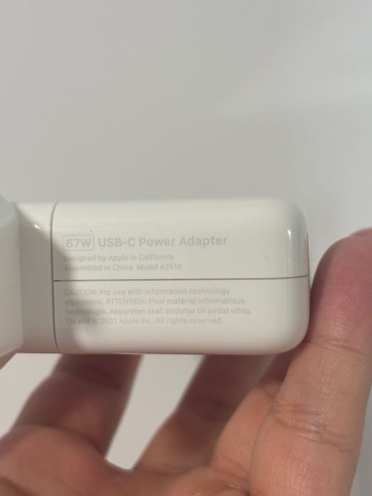 Încărcător Original Apple 67W Macbook iPhone - ca nou - fast charge