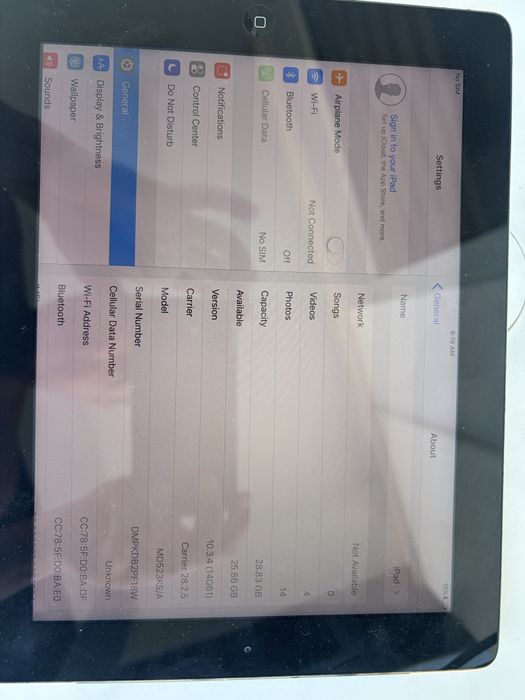 Ipad 4 (Retina), 32GB Wi-Fi + Cellular