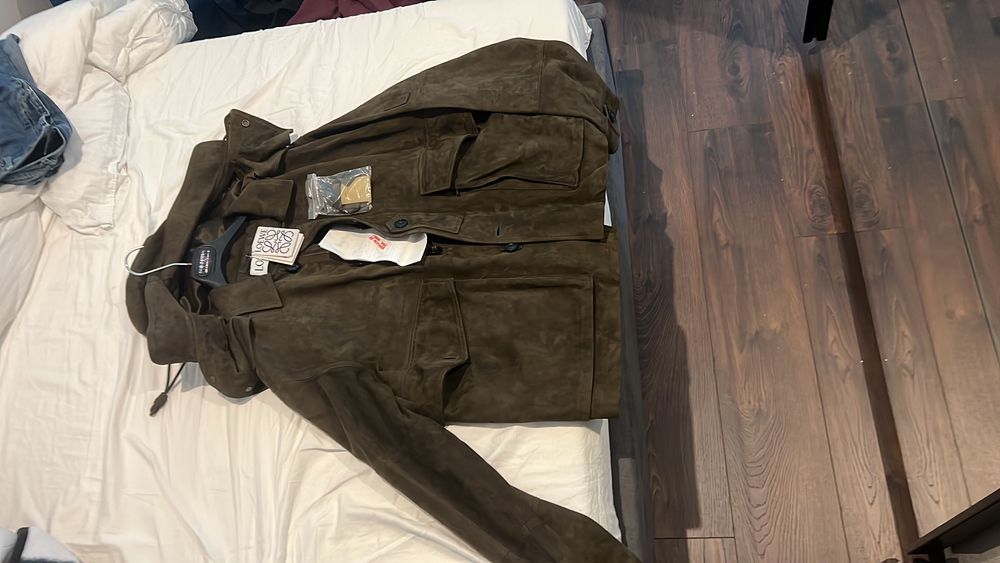 Зимно кожено яке Lowie отговаря на размер L-XL 52-54