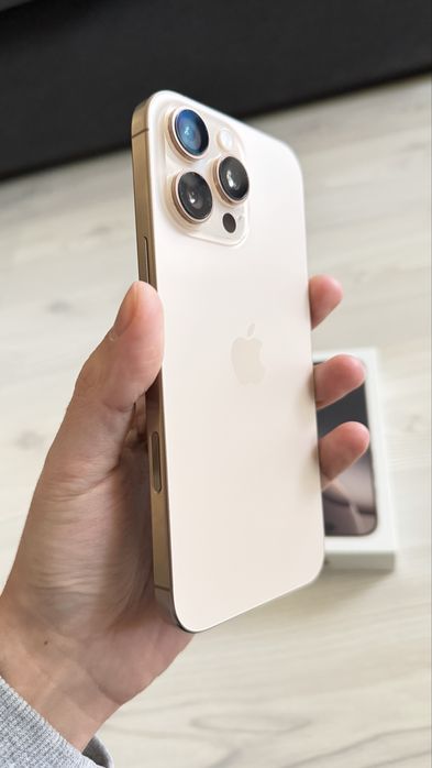 iPhone 16 Pro Max Desert Titanium Full Box 256GB