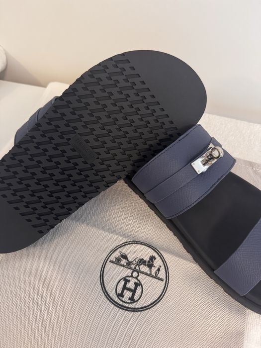 Hermes Jackson Sandal Blue 44