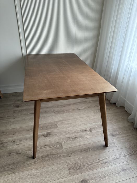 Раздвижной стол, 150х90 см, МДФ, шпон