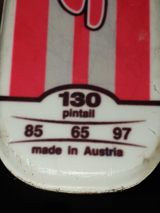 Ски Vanski 64 с автомати. Дължина 130 см.