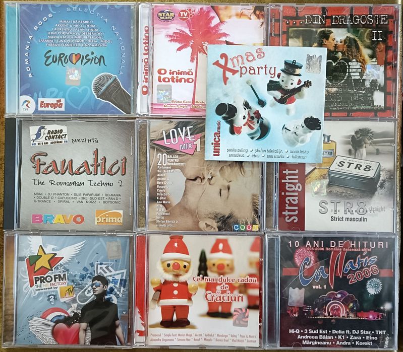 CD -uri cu muzică Românească Pop, Rock, Dance