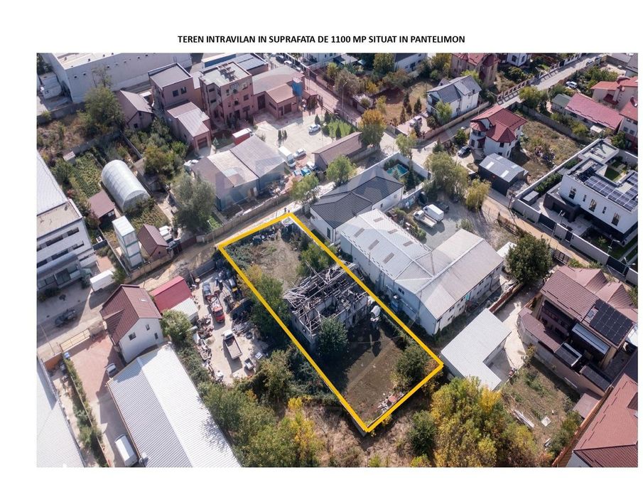 Vanzare teren intravilan 1,100mp Pantelimon, zona SELGROS