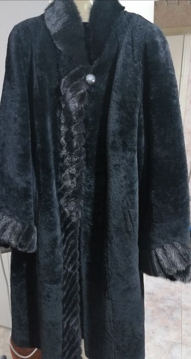 Шуба мутон, женская