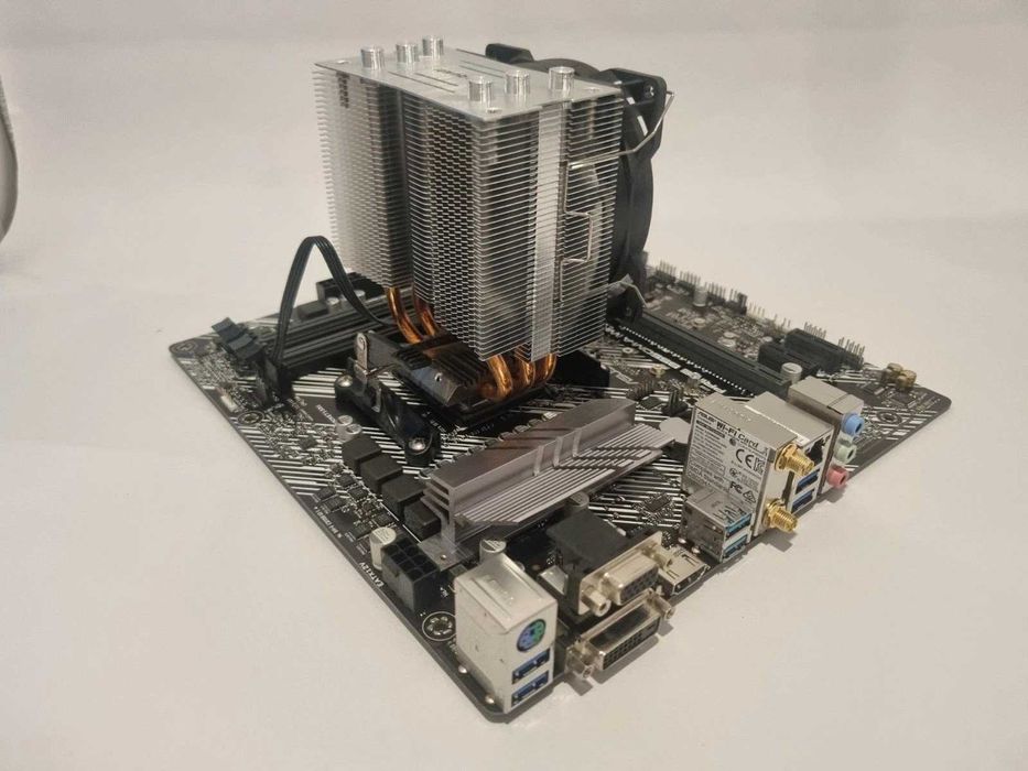 ASUS PRIME B550M-A WIFI + RYZEN 5 5600X 6-Core (4.6 GHz) AM4