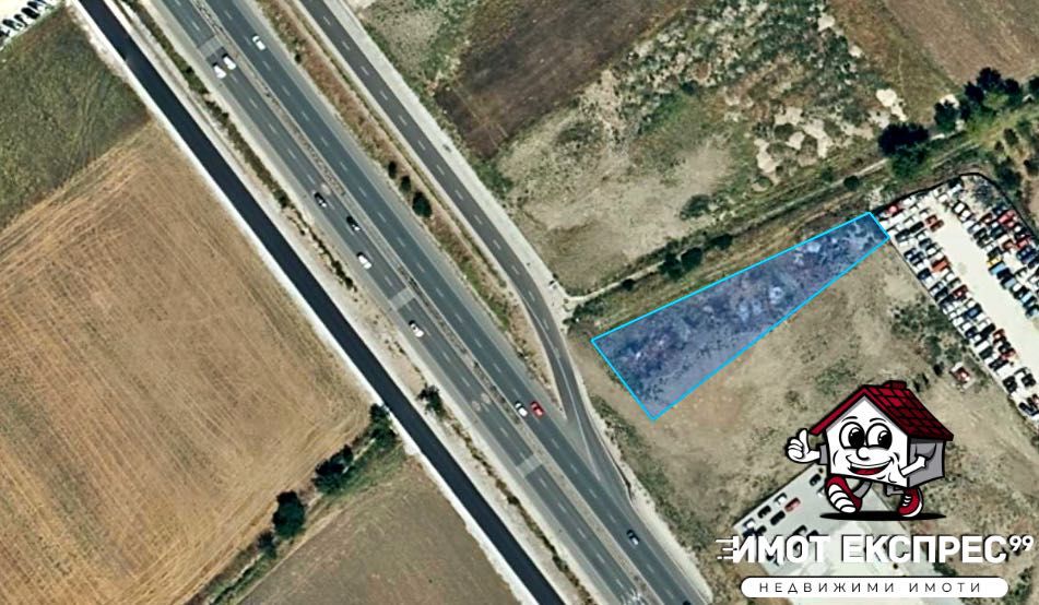 Парцел на първа линия, Асеновградско шосе, 1600кв.м, асфалтов път