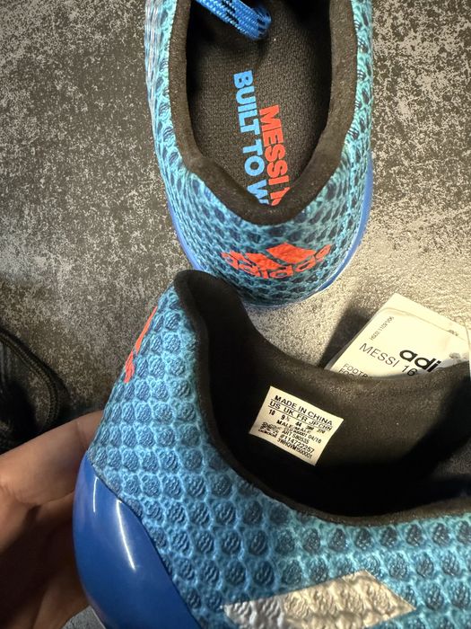 НОВИ Бутонки Adidas Messi 16.3 FG – Сини – Пълен комплект