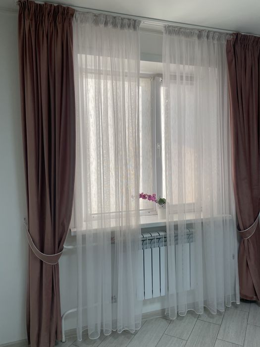 Шторы и тюль в комплекте