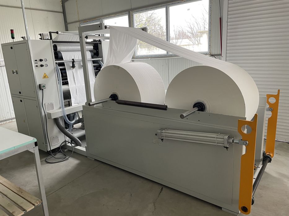 Linie productie servetele Tip V pt dispenser si faciale pop up