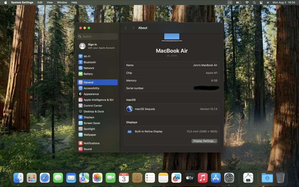 MacBook Air M1 2020